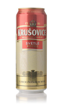 Product Shot Of Krusovice Svetle Lager Beer Can