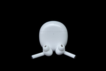 Headphones, Bluetooth, Wireless Technology, White Background