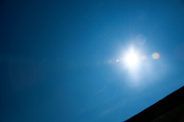sun shining