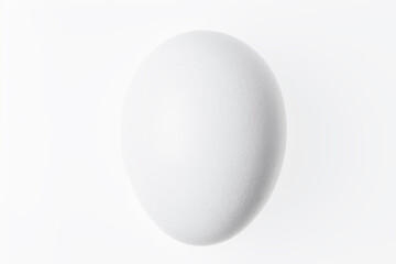 White on white, egg on white background