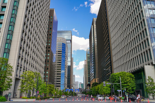 Marunouchi business & Shopping district in Tokyo