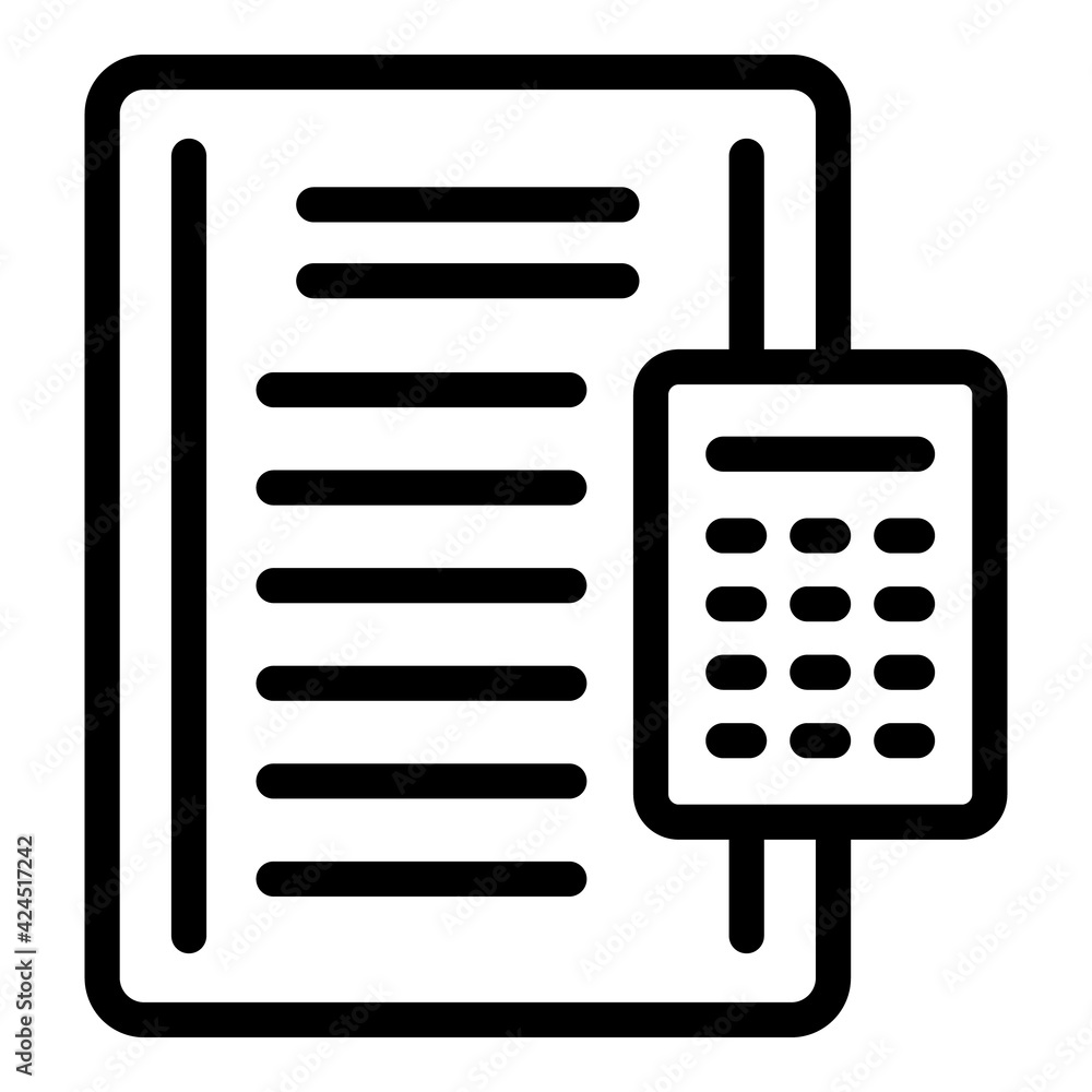 Poster business statistics icon. outline business statistics vector icon for web design isolated on white b