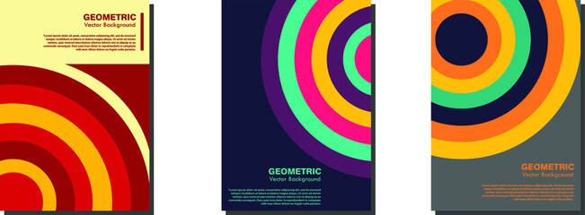 New Swiss retro poster with geometric shapes premium vektor 