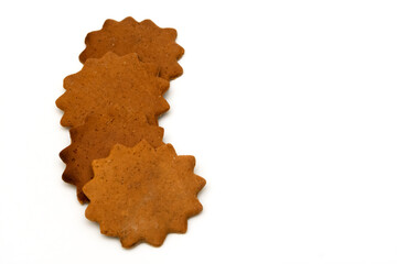 Galletas caseras crujientes a base de maíz horneadas