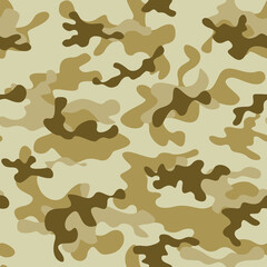 Camouflage sand vector background. Classic design. EPS
