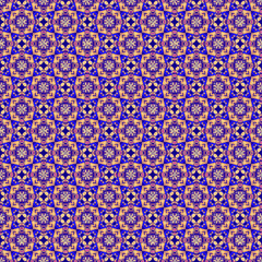 Color pattern texture. Colorful ornamental graphic design. Mosaic ornaments. Pattern template. Vector illustration.