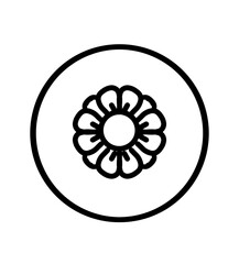 abstract design element flowers