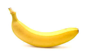fresh ripe banana isolated on white background