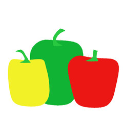 Pepper Stop Light Red Yellow Green