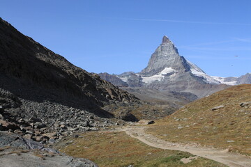 Mt. Matterhorn in Zermatt, Switzerland.