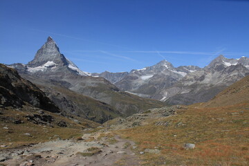 Mt. Matterhorn in Zermatt, Switzerland.