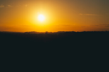Fototapeta premium sunset in the mountains