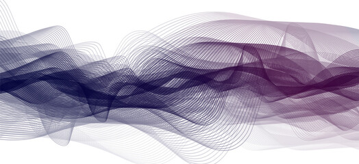 Violet Digital Sound Wave and earthquake wave concept,design for music studio and science,Vector Illustration.