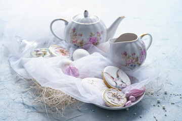 easter eggs, easter cakes, easter photos, easter composition, easter, candy, easter photos