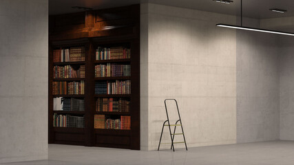 テレビ会議背景用 Zoom会議背景用 Cg 部屋 本棚 書斎 Video Conferencing Wall Mural Kx59