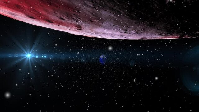 nebula clouds that shine brightly in the universe.