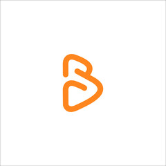 B logo