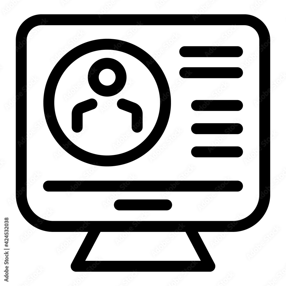Poster remove user icon. outline remove user vector icon for web design isolated on white background