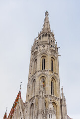 Fototapeta na wymiar Church of Our Lady or Matthias Church ( Matyas templom), Castle District, Budapest Hungary