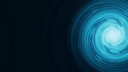 Light Spiral Technology on Future Background,Hi-tech Digital and Communication Concept design,Free Space For text in put,Vector illustration.