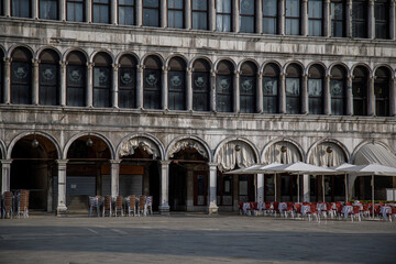 Fototapeta premium Piazza San Marco (St Mark's Square) in the morning, Venice, Italy