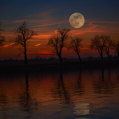 Fototapeta premium Vollmond 