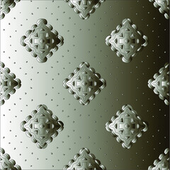  Pattern with a black-and-white gradient . Abstract metallic background