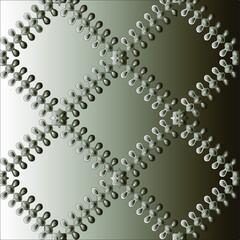  Pattern with a black-and-white gradient . Abstract metallic background