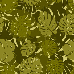 Vector pattern of leaves