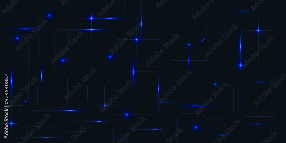 Poster abstract complex digital circuit patterns for futuristic product background banner and wallpapers.ve