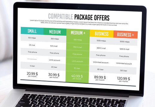 Compatible Package Offers Layout