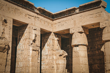 Ruins of the Egyptian Karnak Temple, the largest open-air museum in Luxor