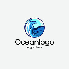 ocean wave logo design inspiration