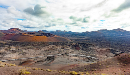 Volcanos of Lanzarote, Canary Islands, Spain