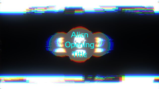 Alien HUD Opening Title