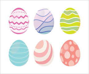 Easter Egg Hunt Background, Easter Eggs Icon Set, Colorful Easter Eggs, Easter Sunday Background, Church Service, Egg Drawing, Illustration 