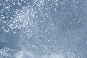 Fototapeta premium blue ice texture background