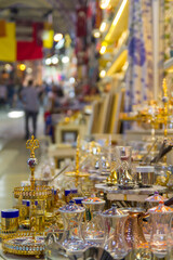 Gran Bazar de la ciudad de Estambul en el pais de Turquia