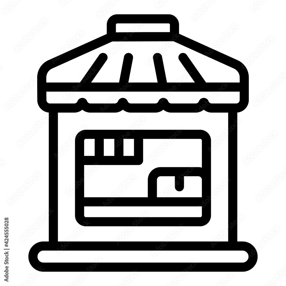Poster pool bar icon. outline pool bar vector icon for web design isolated on white background