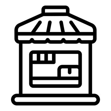 recommend clip art: Pool bar icon. Outline Pool bar vector icon for web design isolated on white background