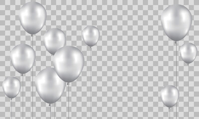 Happy Birthday background with illustrations balloon