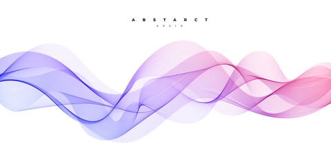 Wave vector element with abstract  purple lines for website, banner and brochure, Curve flow motion illustration,  Vector lines, Creative background design.
