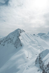 snowy mountain landscape