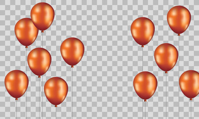 Happy Birthday background with illustrations balloon