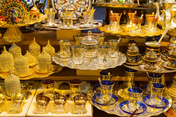 Gran Bazar de Estambul o Grand  Bazaar of Istanbul en el pais de Turquia o Turkey