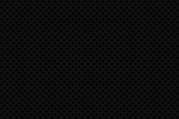 Black dots texture on black background, vector illustration