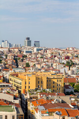 Panoramica, Panoramic, Vista o View de la ciudad de Estambul o Istanbul del pais de Turquia o Turkey desde la Torre o Tower Galata