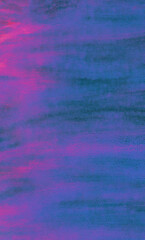 Abstract art background blue and pink paint hand drawn illustration