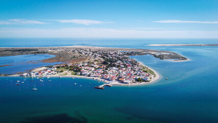 aerial view of beach