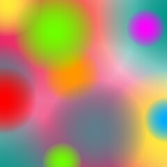 multicolored shapes on an abstract background
